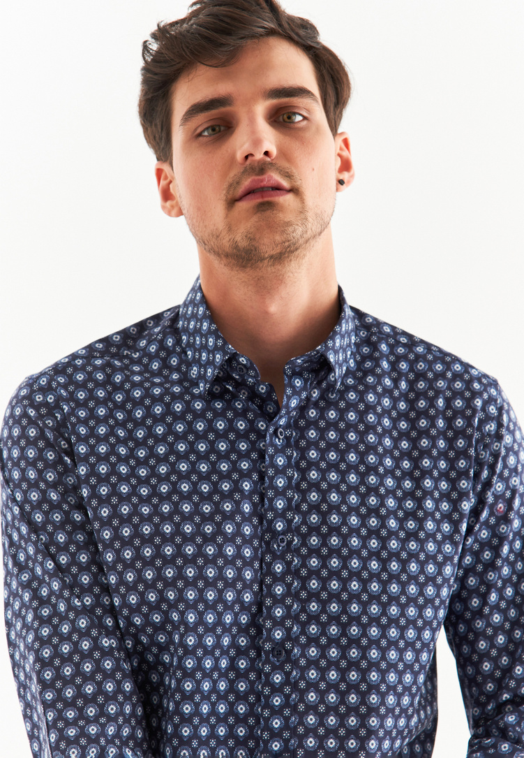 Koszula męska P22WF-1X-011-G-S