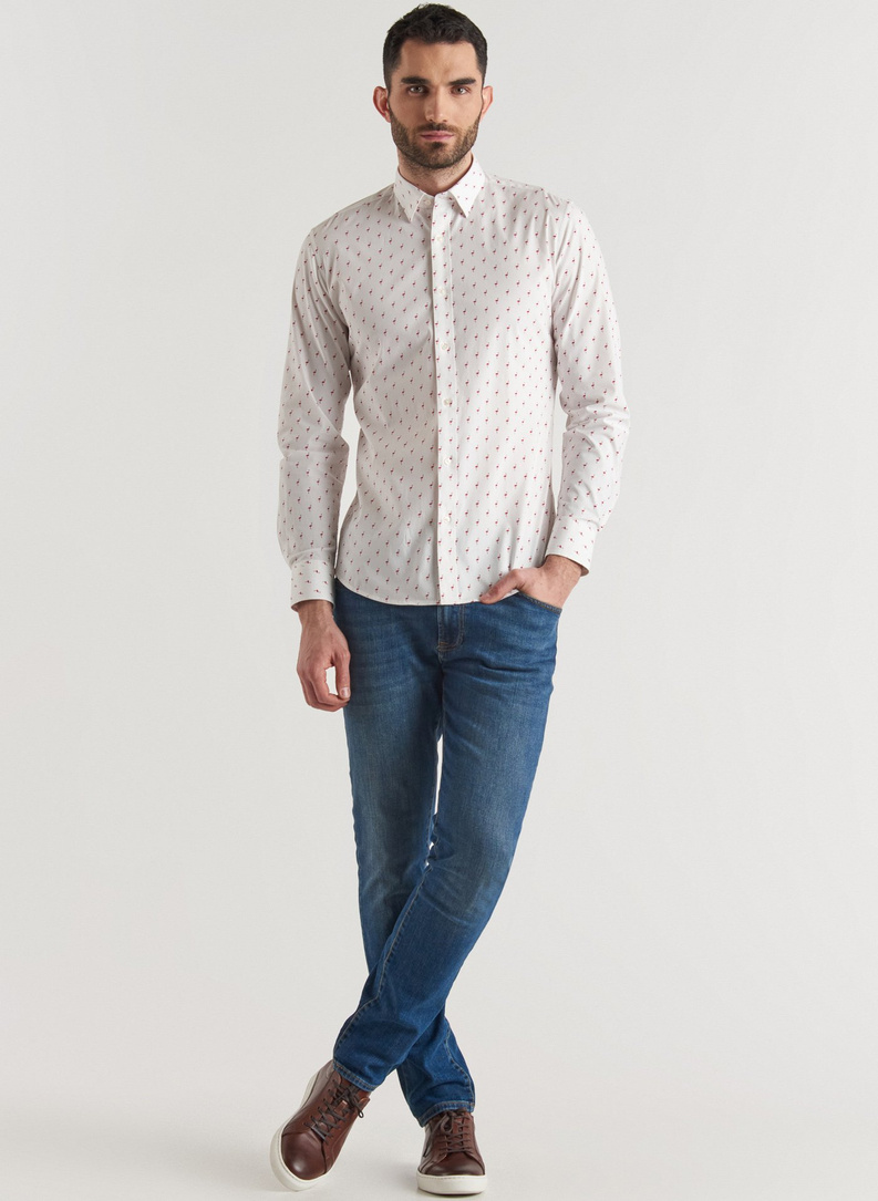 Koszula męska P20WF-1X-090-B