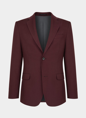 Bordowa marynarka garniturowa P21WP-3G-036-D