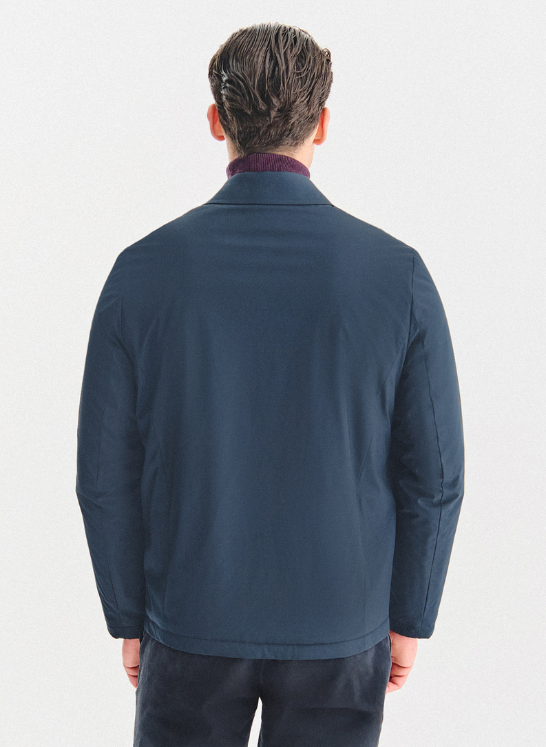 Granatowa kurtka męska