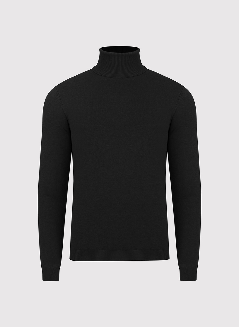 Golf męski w czarnym kolorze