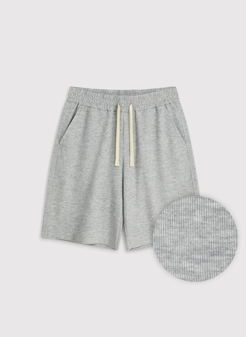 Szare szorty dresowe