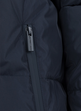 Granatowa zimowa kurtka męska