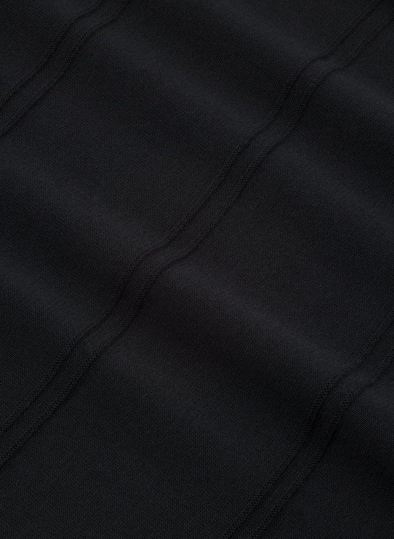 Czarne polo swetrowe