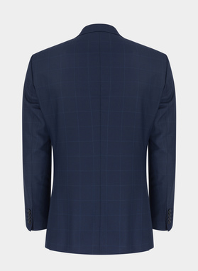 Granatowa marynarka garniturowa P22SF-3G-015-G-S