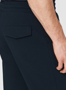 Granatowe spodnie dresowe