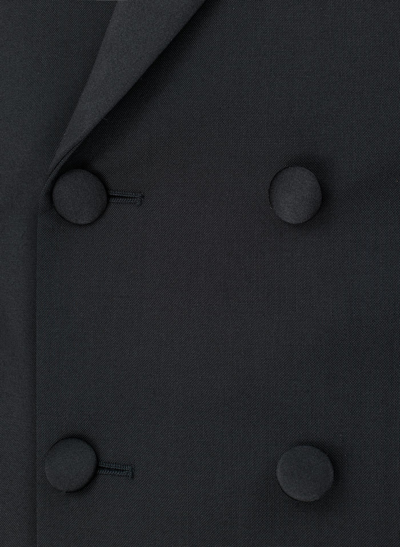 Ślubna dwurzędowa marynarka smokingowa