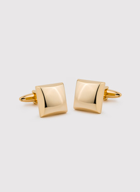 Złote spinki do makietów