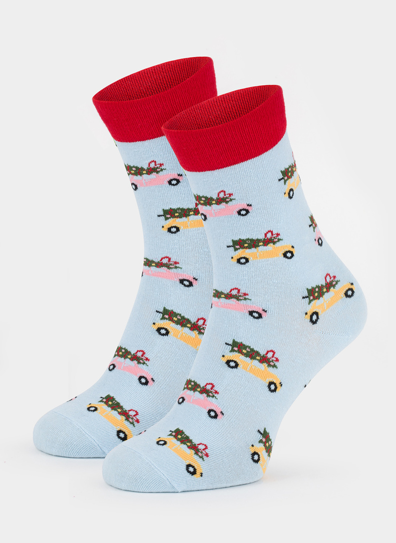 Skarpetki w świąteczne auta DDTS9-SX-483-Z