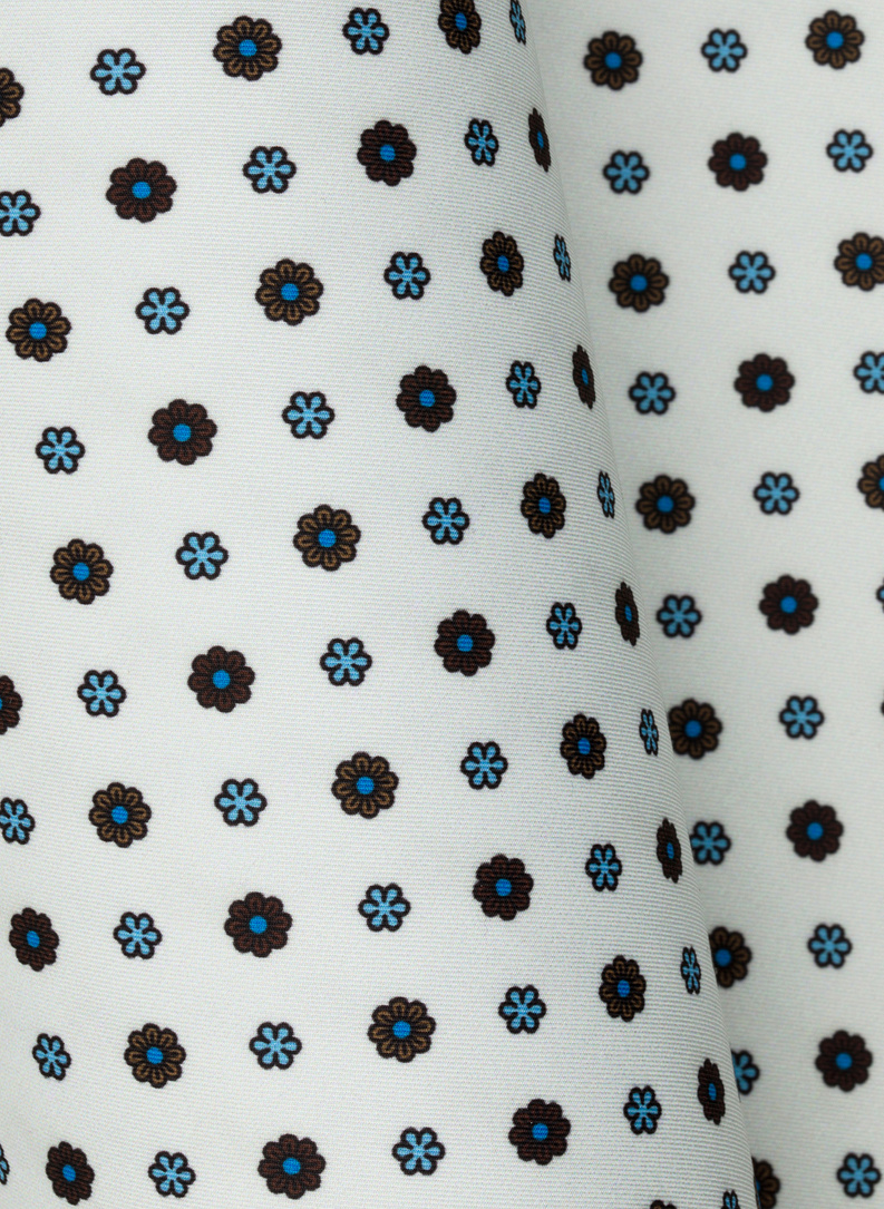 Męska poszetka w kwiatki