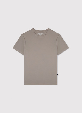 Brązowy t-shirt męski