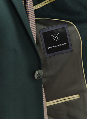 Marynarka garniturowa w kolorze zielonym
