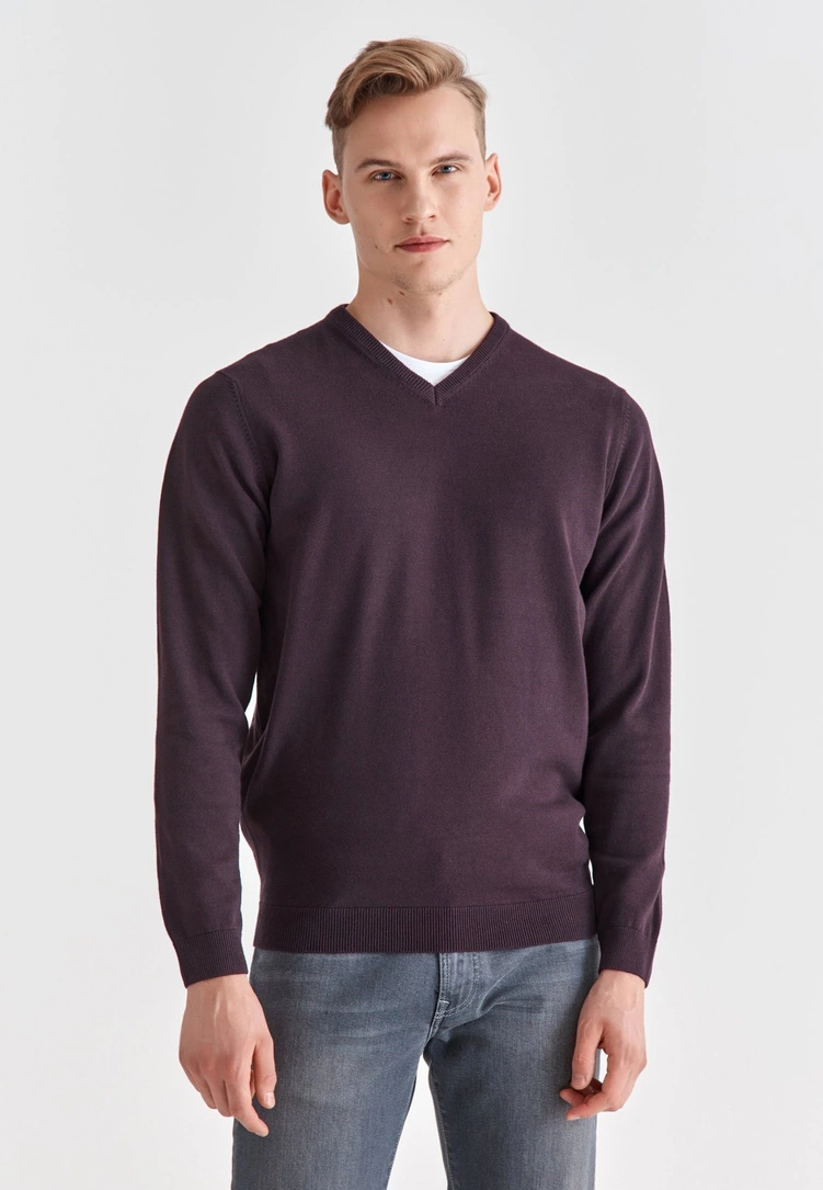 Sweter męski P21WB-2X-085-F - zdjecie nr 1
