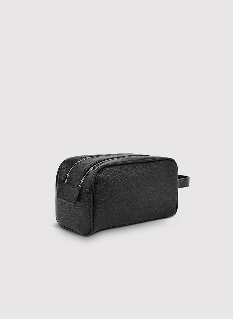 Dwukomorowa kosmetyczka męska