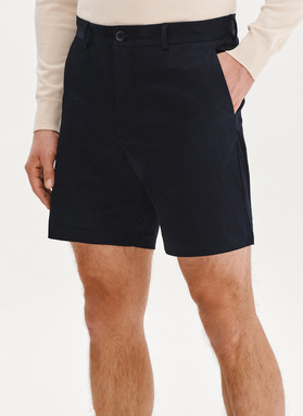 Granatowe szorty męskie z bawełną