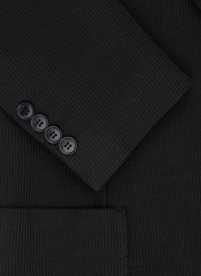 Bawełniana marynarka męska w kolorze czarnym