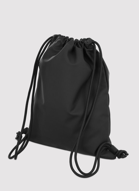 Plecak-worek męski w kolorze czarnym