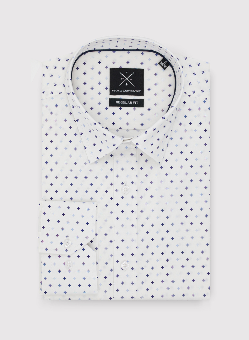 Koszula męska w mikrowzór