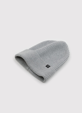 Bawełniana czapka w kolorze szarym