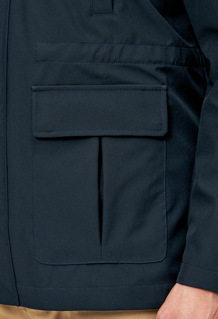 Ciemnogranatowa kurtka męska