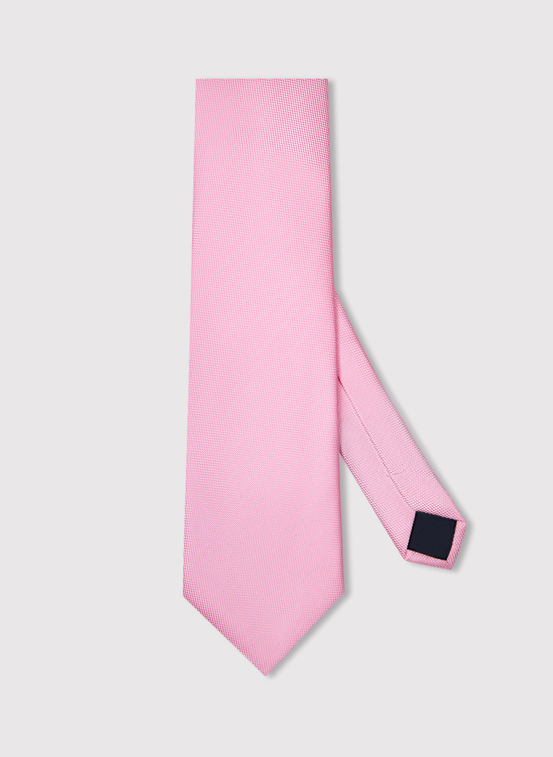 Różowy krawat męski