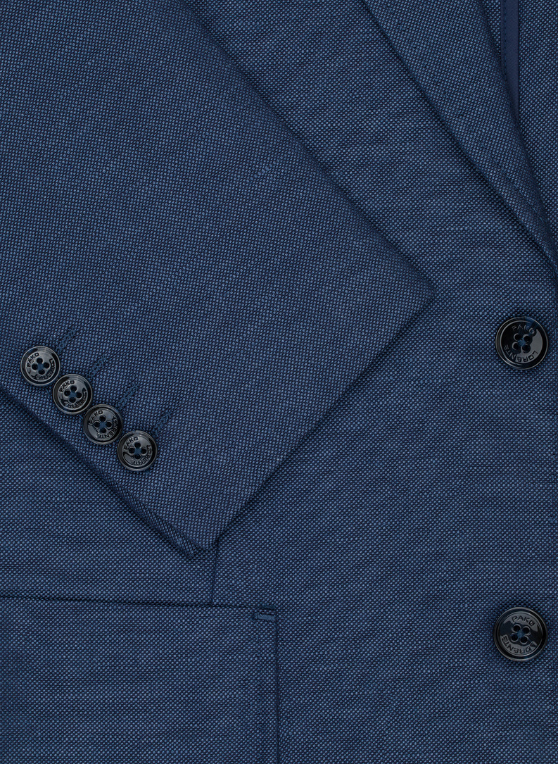 Granatowa marynarka z lnu