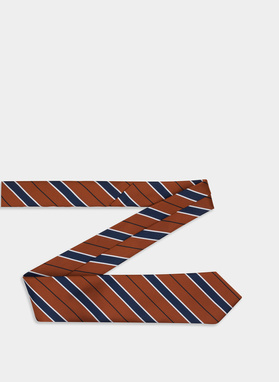 Krawat męski brązowy P22SF-KX-005-Y-0