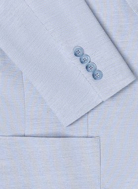 Niebieski garnitur męski