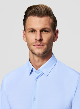 Dzianinowa koszula męska mikrowzór