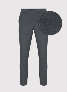 Elegancki szary garnitur męski