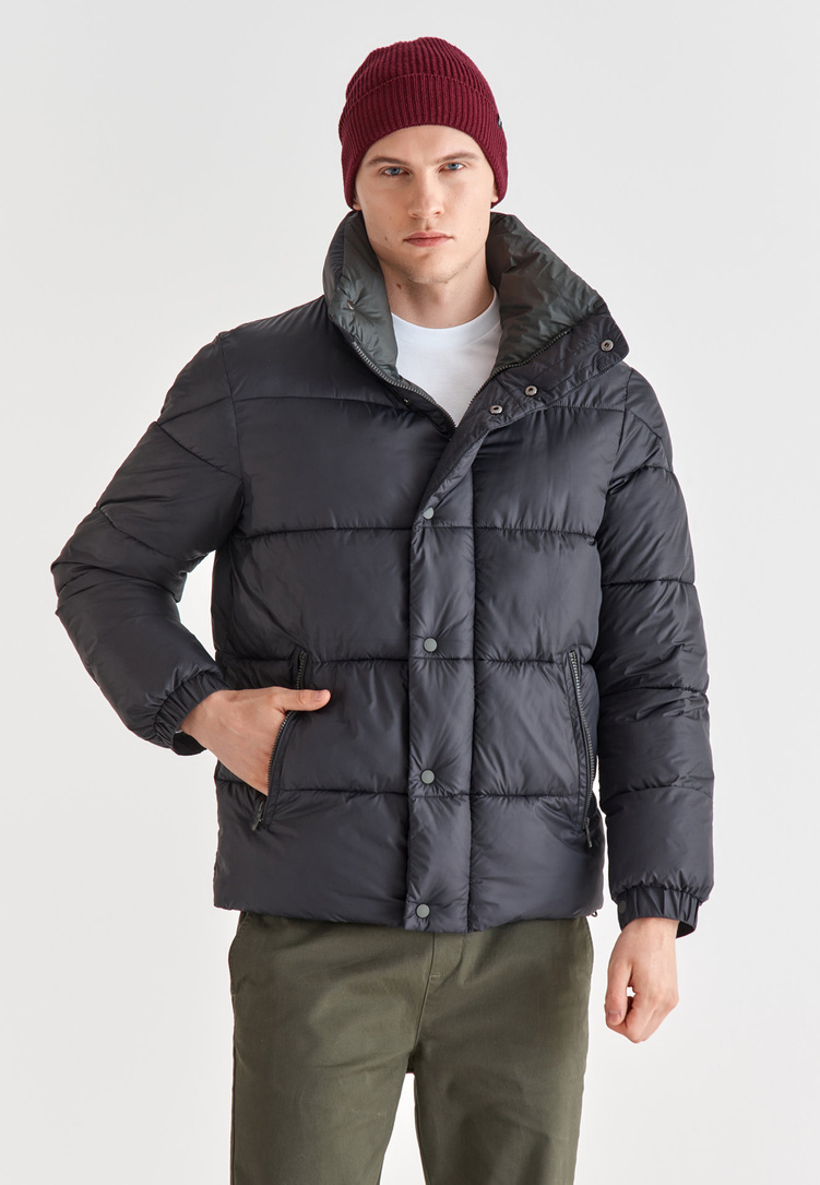 Czarna kurtka z szelkami M21WF-5X-031-C