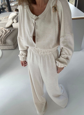 Komplet 3-częściowy AURA jasnobeżowy