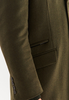 Płaszcz męski zielony P22WF-7X-009-Z-0