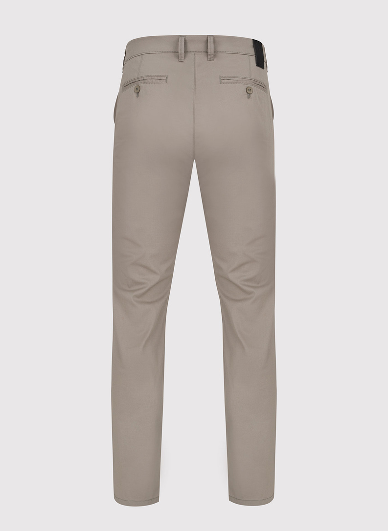 Męskie basicowe spodnie w kolorze khaki