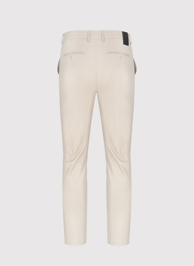 Beżowe męskie spodnie chino