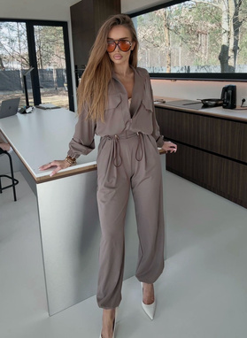 Kombinezon damski STUDIO mokka