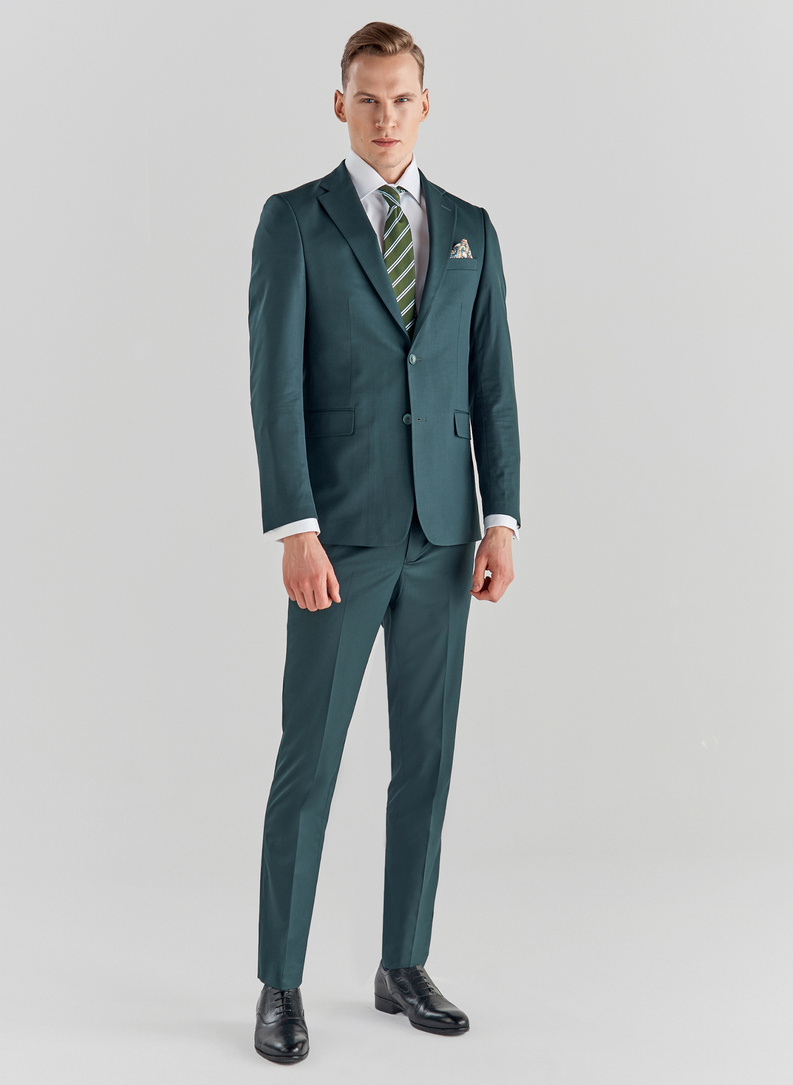 Spodnie męskie garniturowe P21WF-6G-078-Z