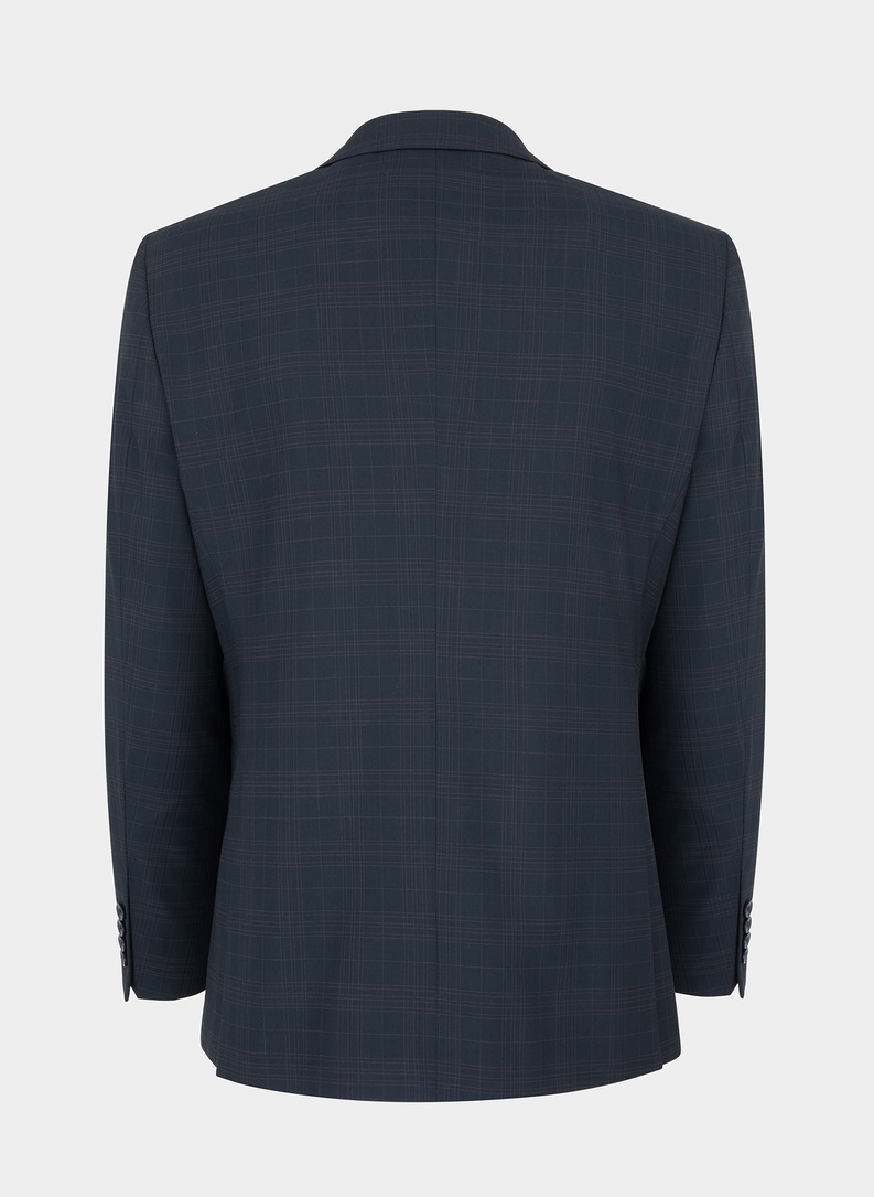 Granatowa marynarka garniturowa P22WF-3G-041-G-S