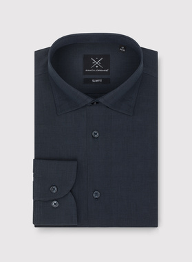 Bawełniana koszula męska w kolorze ciemnoszarym