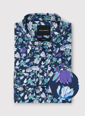 Koszula męska w kwiaty