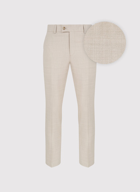 Beżowe spodnie ganiturowe