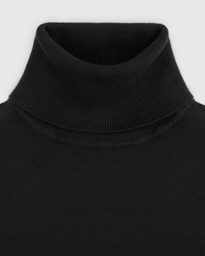 Golf męski w czarnym kolorze