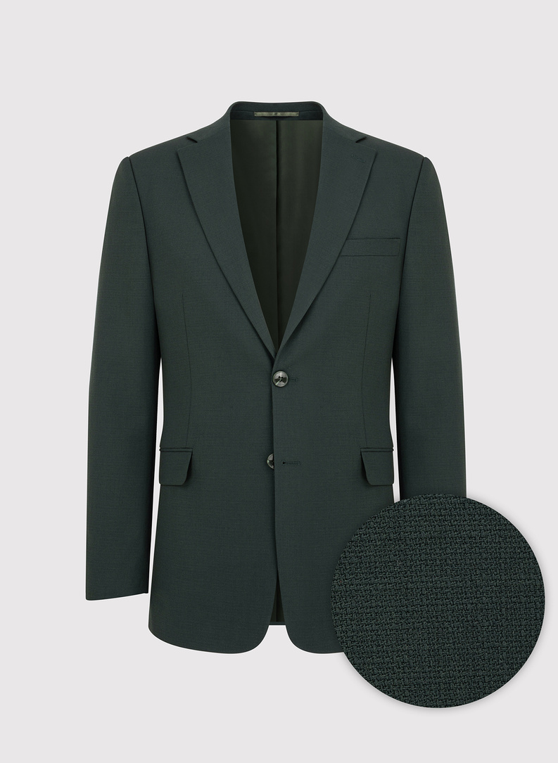 Marynarka garniturowa w kolorze zielonym