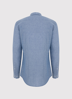 Koszula męska z kołnierzem na guziki