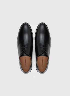 Czarne eleganckie buty męskie