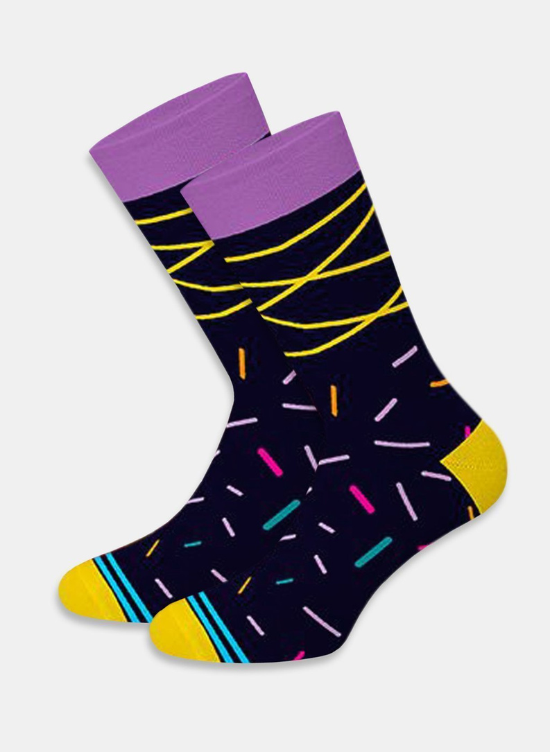 Skarpetki w linie i kreski DDTS9-SX-470-C