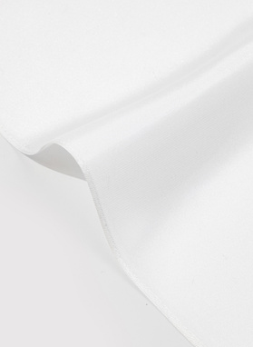 Jedwabna biała poszetka męska