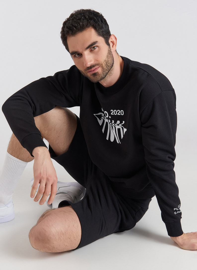 Czarne szorty oversize C21SF-WS-002-C