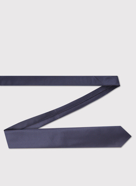 Krawat męski w brązowy wzór