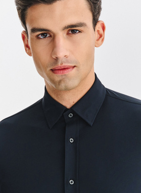 Czarna koszula męska